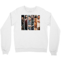 Beautiful Model Jason Momoa Collage   Leo Zodiacne Crewneck Sweatshirt | Artistshot