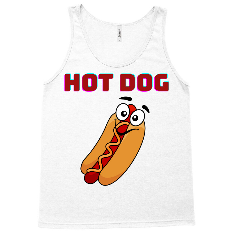 Hot Dog Humor Tank Top | Artistshot