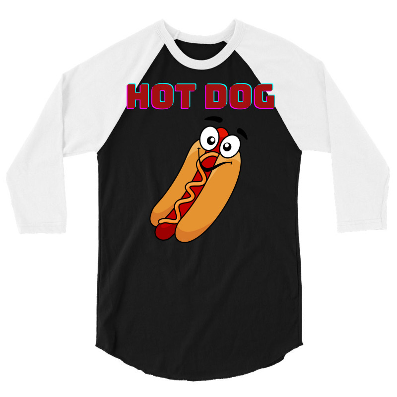 Hot Dog Humor 3/4 Sleeve Shirt | Artistshot