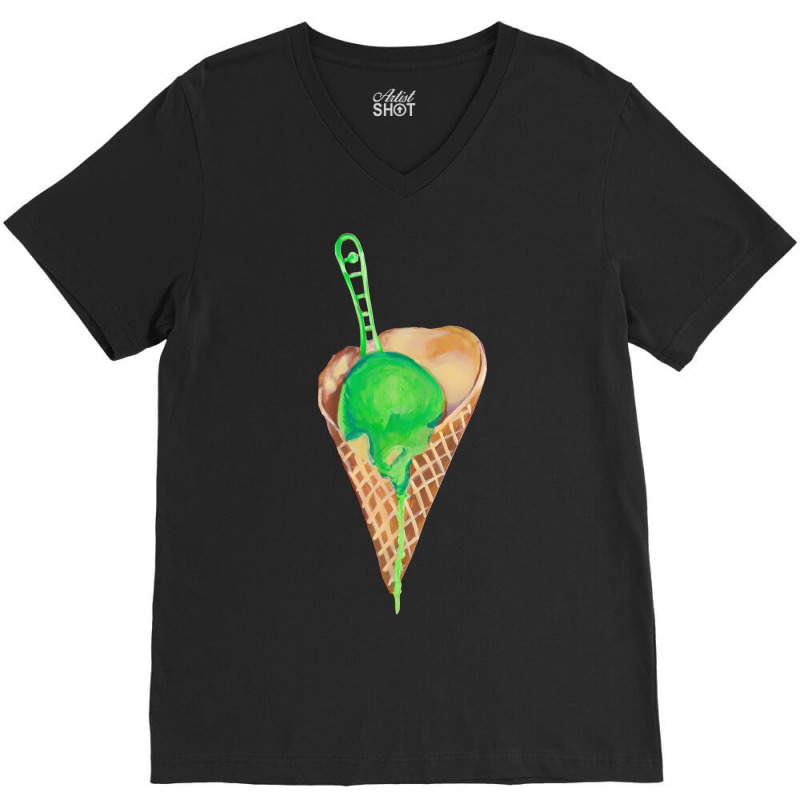 Ice Cream Love Cute V-neck Tee | Artistshot