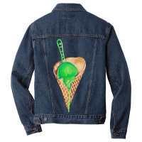 Ice Cream Love Cute Men Denim Jacket | Artistshot