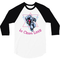 Ice Cream Lovers Hippie 3/4 Sleeve Shirt | Artistshot