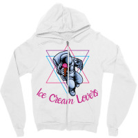 Ice Cream Lovers Hippie Zipper Hoodie | Artistshot