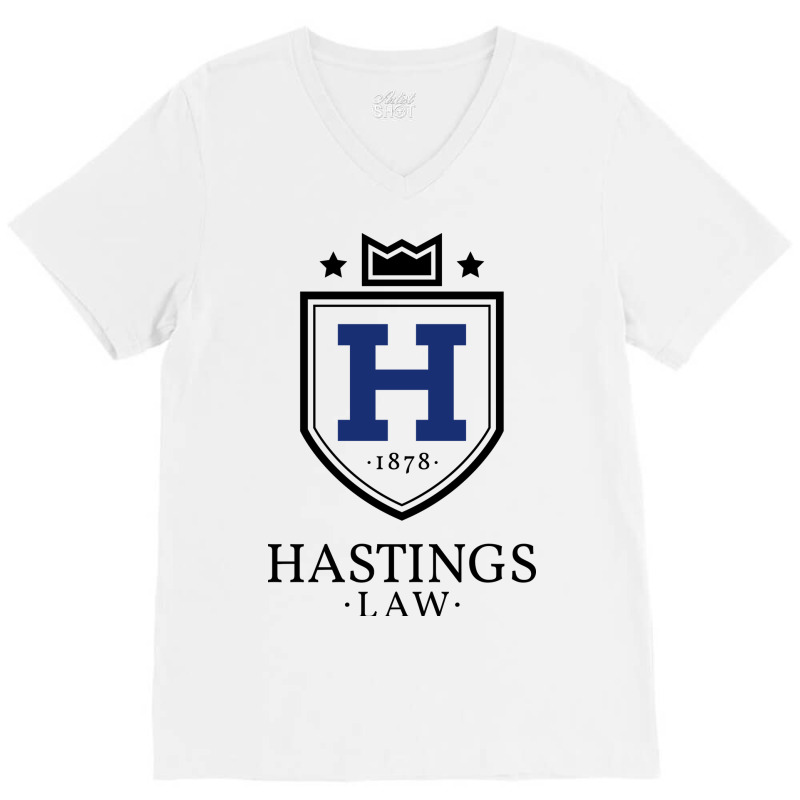 Uc Hastings Hastings Law V-Neck Tee by tindokveh | Artistshot