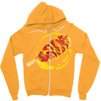 Korean Corn Dog Snack Of South Korea Fun Foodie St Zipper Hoodie | Artistshot