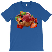 Ice Cream With Berries Summer T-shirt | Artistshot