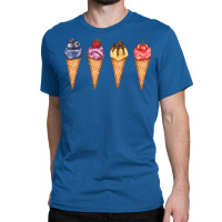 Assorted Ice Cream Cones Set Blueberries Raspberri Classic T-shirt | Artistshot