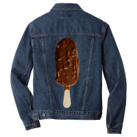 Chocolate Almond Ice Cream Bar Hipster Men Denim Jacket | Artistshot