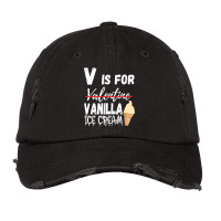 Vanilla Flavor Ice Cream Valentines Day 2023 Gelat Vintage Cap | Artistshot