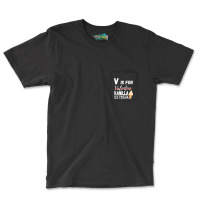 Vanilla Flavor Ice Cream Valentines Day 2023 Gelat Pocket T-shirt | Artistshot