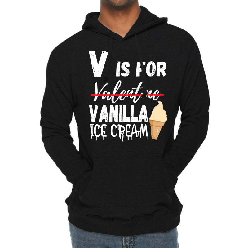 Vanilla Flavor Ice Cream Valentines Day 2023 Gelat Lightweight Hoodie by hyronnozumaf | Artistshot