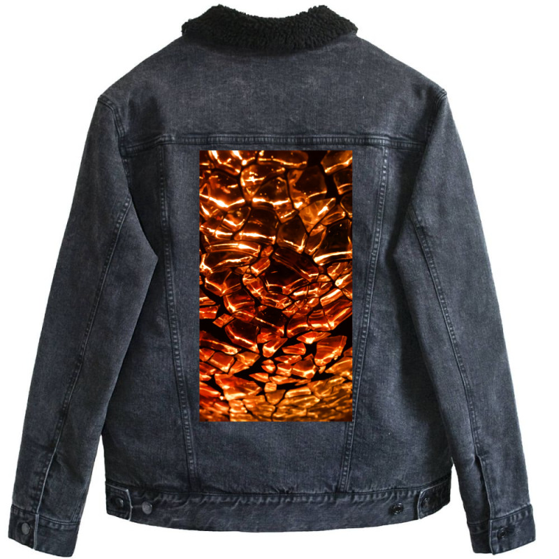 Dragon Scales Unisex Sherpa-lined Denim Jacket | Artistshot