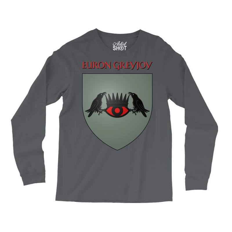 Euron Greyjoy Coat Of Arms Heraldry Sigil   A Song Long Sleeve Shirts | Artistshot