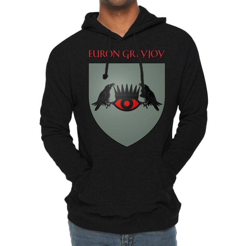 Euron Greyjoy Coat Of Arms Heraldry Sigil   A Song Lightweight Hoodie | Artistshot