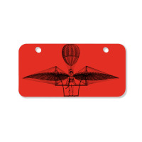 1800s Flying Machine Cool Bicycle License Plate | Artistshot