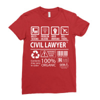 Civil Lawyer T  Multitasking Certified Job Gift It Ladies Fitted T-shirt | Artistshot