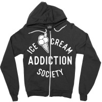 Ice Cream Appreciation Society Retro Zipper Hoodie | Artistshot