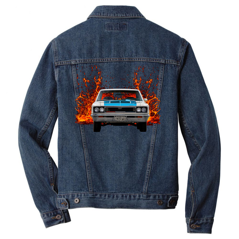 1970 Amc Rebel Tumblr Men Denim Jacket | Artistshot