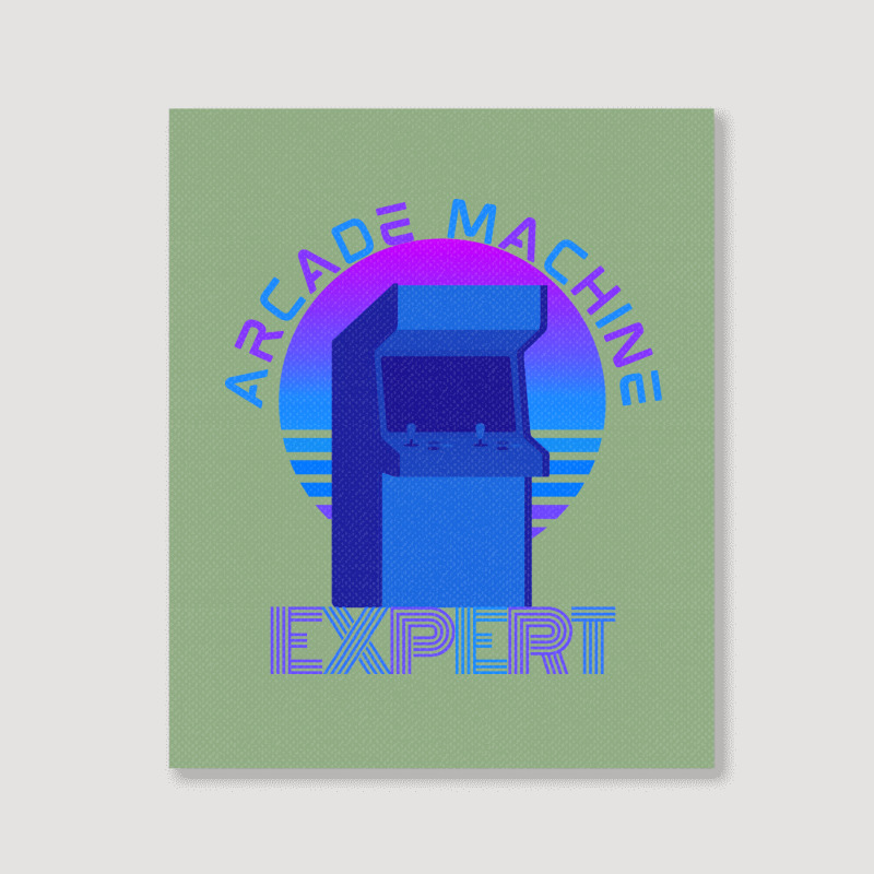 Arcade Machine Expert Aesthetic Portrait Canvas Print | Artistshot