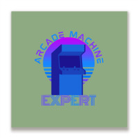 Arcade Machine Expert Aesthetic Metal Print Square | Artistshot