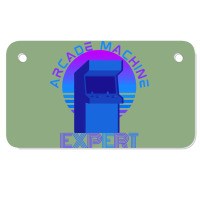 Arcade Machine Expert Aesthetic Motorcycle License Plate | Artistshot