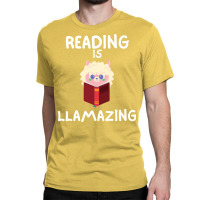 Reading Is Llamazing Music Classic T-shirt | Artistshot