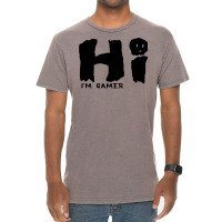 Hi I'm Gamer Vintage T-shirt | Artistshot