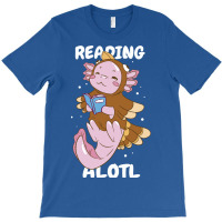 Reading Teacher Funny Fall Axolotl Turkey Thanksgi T-shirt | Artistshot