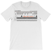 909 White Music T-shirt | Artistshot