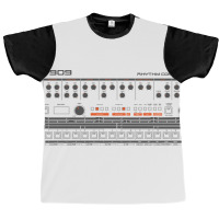 909 White Music Graphic T-shirt | Artistshot