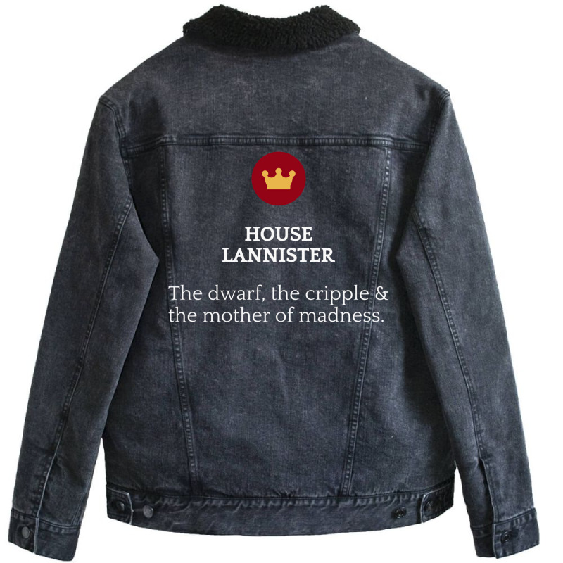 House Lannister Tribute Unisex Sherpa-lined Denim Jacket | Artistshot