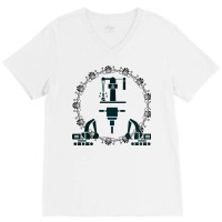 Continuous Mining Machine Operators Girl V-neck Tee | Artistshot