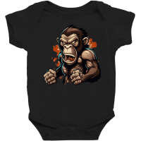 Monkey Angry Baby Bodysuit | Artistshot