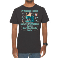 A Woman Cannot Survive On Quilting Alone Hipster Vintage T-shirt | Artistshot