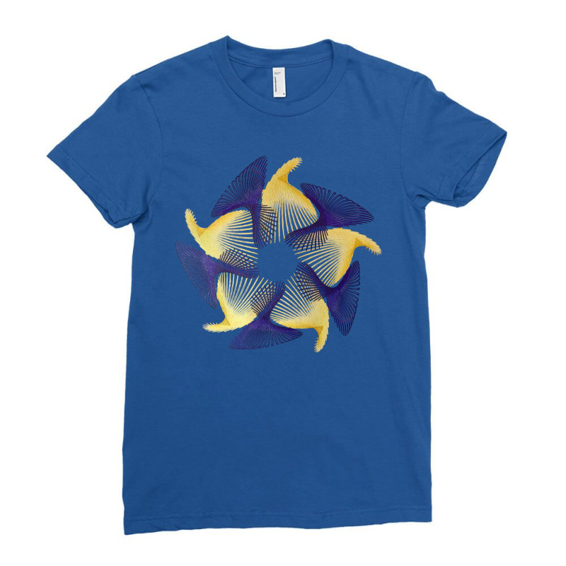 A3 Gone For Some More Symmetry And Colour Funny Ladies Fitted T-Shirt by ayikunahomj | Artistshot