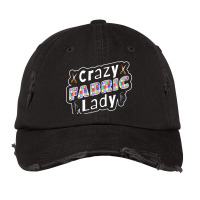 Crazy Fabric Lady Quilting Cute Vintage Cap | Artistshot