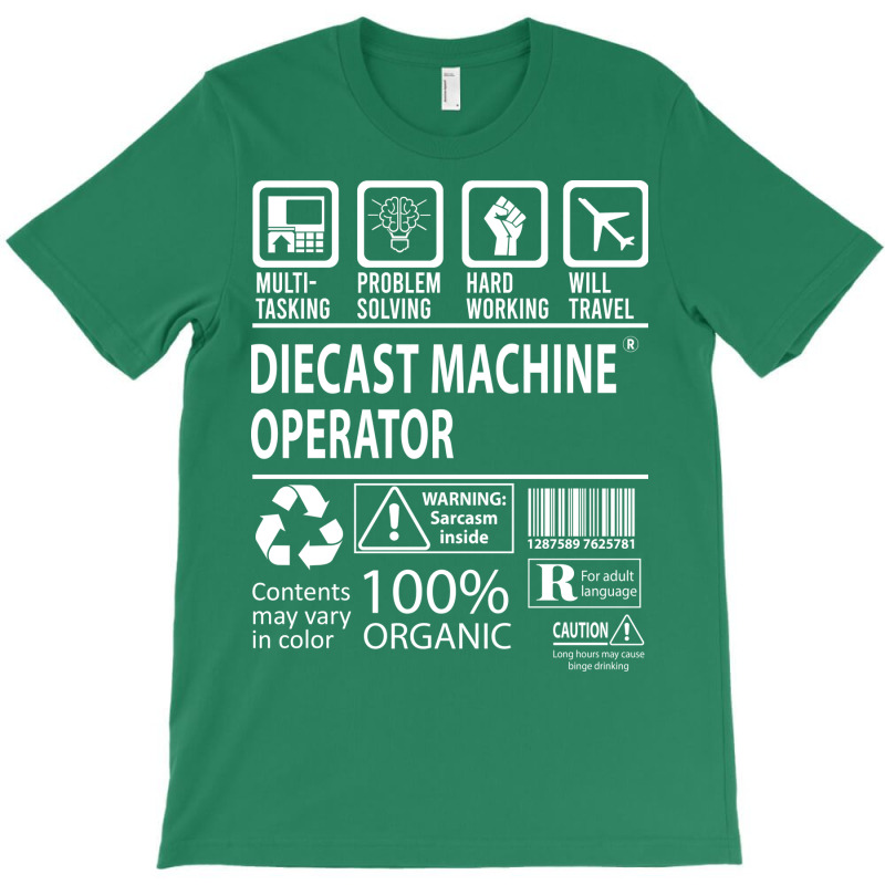 Diecast Machine Operator T  Multitasking Certified T-shirt | Artistshot