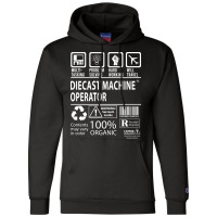 Diecast Machine Operator T  Multitasking Certified Champion Hoodie | Artistshot