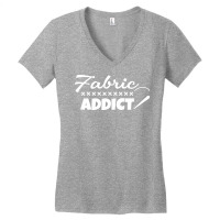 Fabric Addict Music Women's V-neck T-shirt | Artistshot