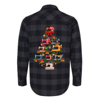 Christmas Tree Of Sewing Machine Funny Flannel Shirt | Artistshot