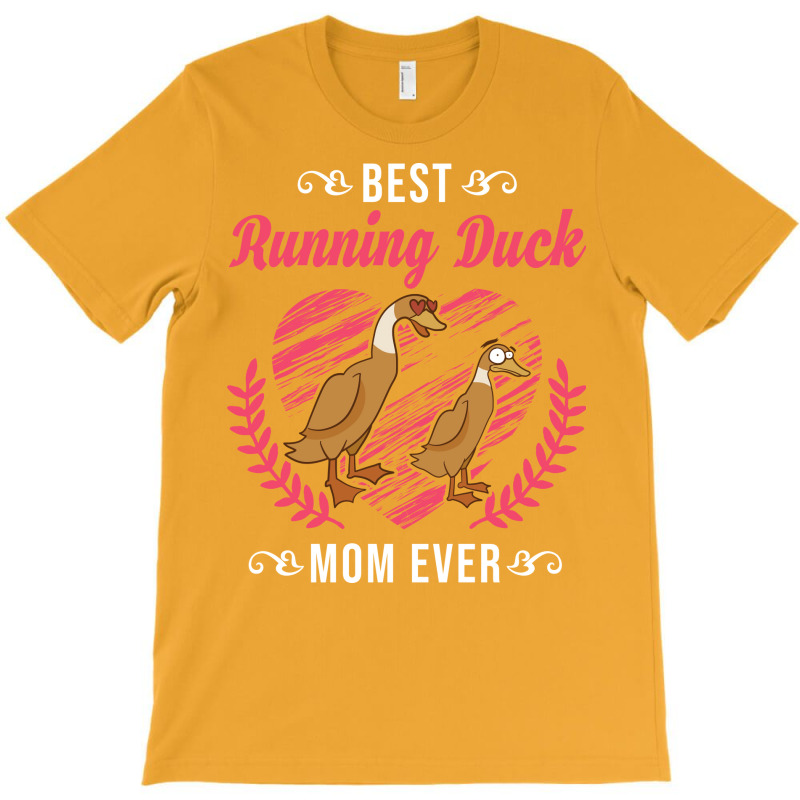 Best Running Duck Mom Ever Yellow T-shirt | Artistshot