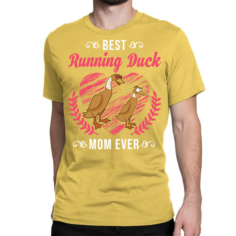 Best Running Duck Mom Ever Yellow Classic T-shirt | Artistshot