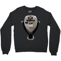 Coin Operated Viewing Machine Blue Crewneck Sweatshirt | Artistshot