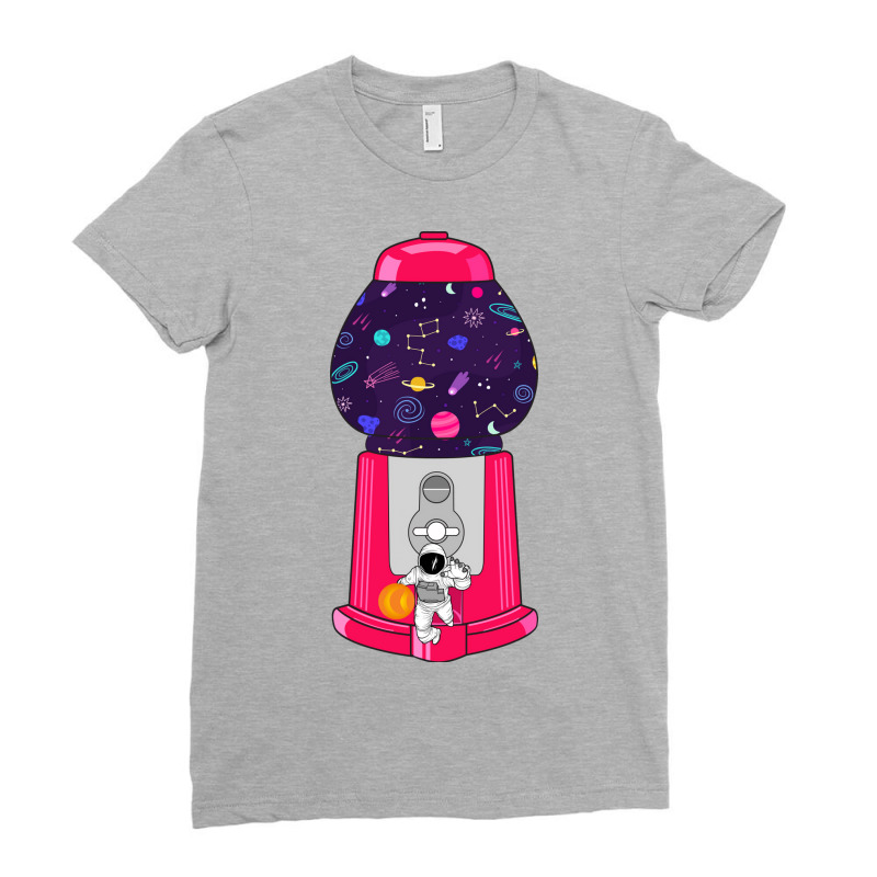 Astronaut Gum Machine Hipster Ladies Fitted T-Shirt by remezorowettf | Artistshot