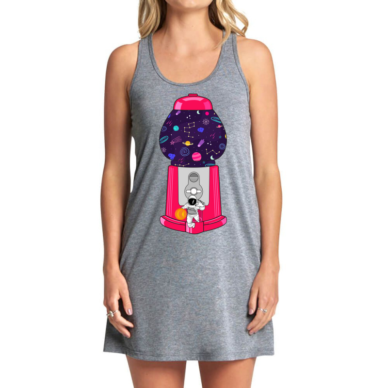 Astronaut Gum Machine Hipster Tank Dress by remezorowettf | Artistshot