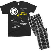 Cnc Machinist Cnc Operator Cnc Machine Boy Summer Men's T-shirt Pajama Set | Artistshot