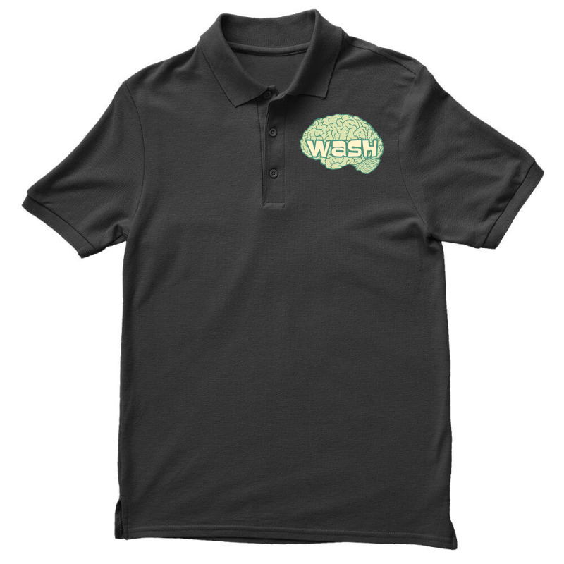 Ecological Green Emblem For Brainwashing 80s Men's Polo Shirt | Artistshot