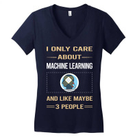 Funny 3 People Machine Learning Aesthetic Women's V-neck T-shirt | Artistshot