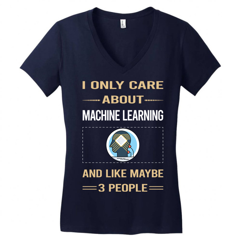 Funny 3 People Machine Learning Aesthetic Women's V-Neck T-Shirt by egisontaugis0 | Artistshot