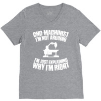 Cnc Machinist Cnc Operator Cnc Machine Cute V-neck Tee | Artistshot